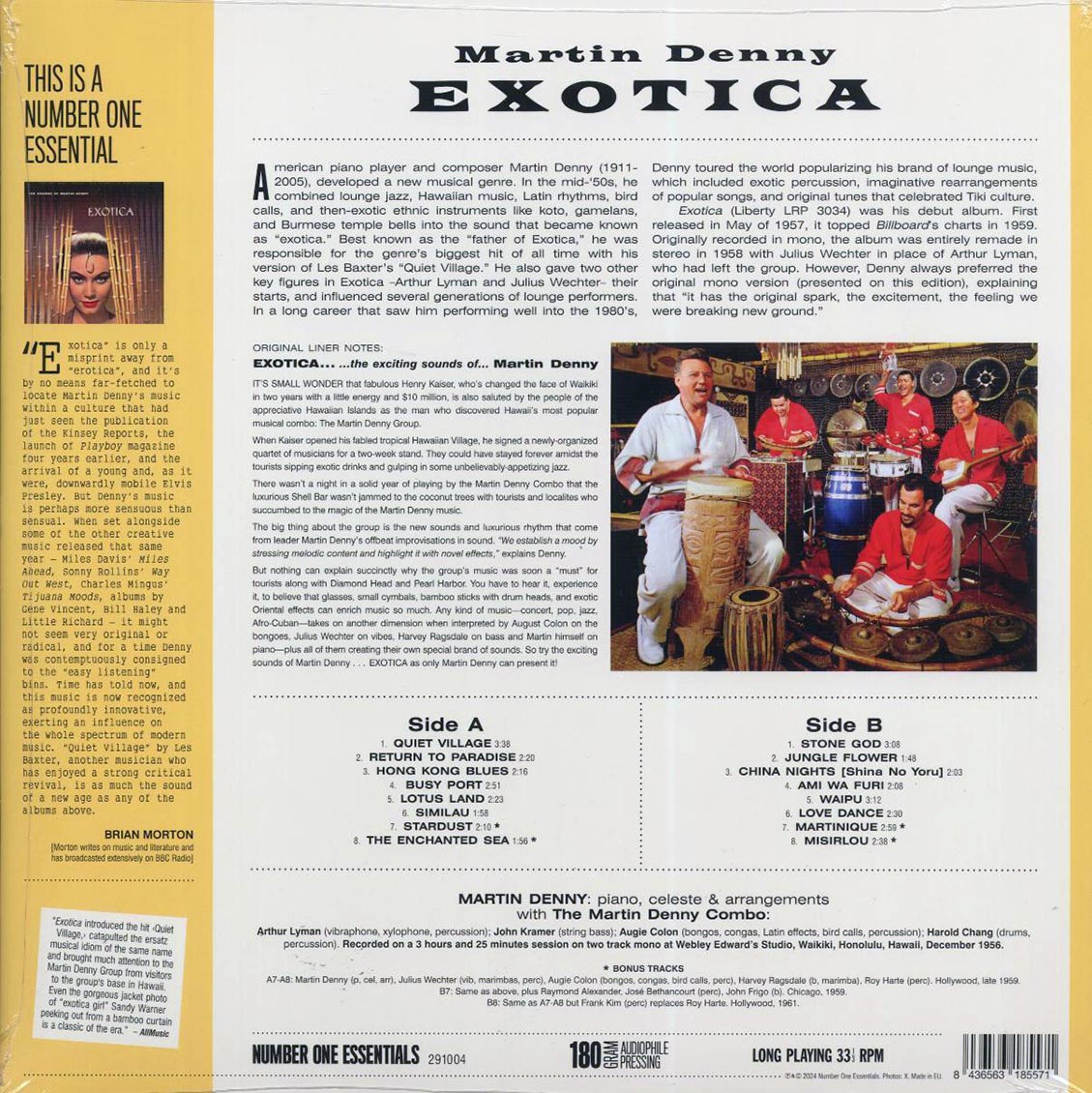 Martin Denny - Exotica (+4 bonus tracks) (ltd. ed.) (180g) - Vinyl LP, LP