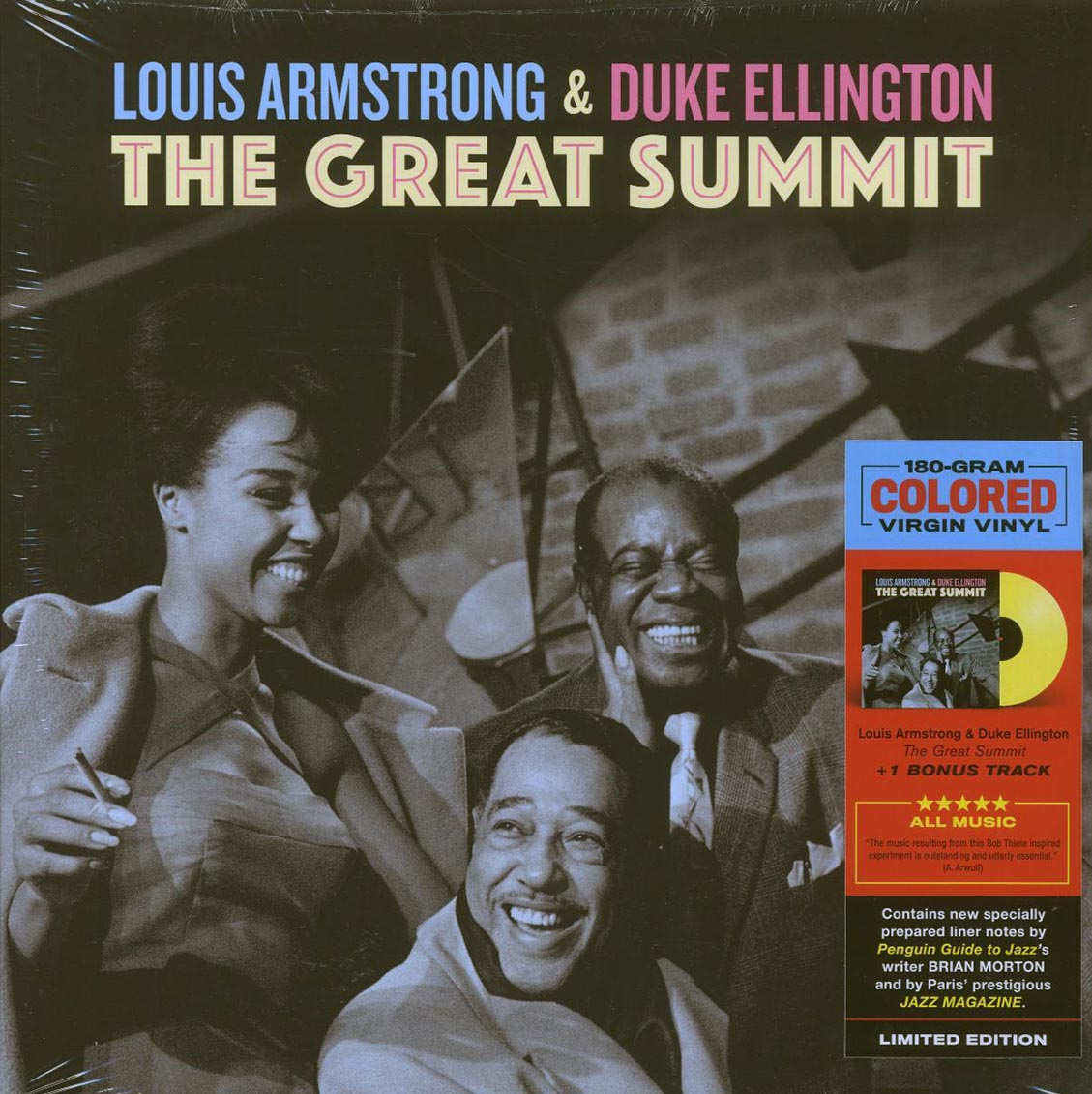 Louis Armstrong, Duke Ellington - The Great Summit (+bonus track) (ltd. ed.) (180g) (yellow vinyl) - Vinyl LP