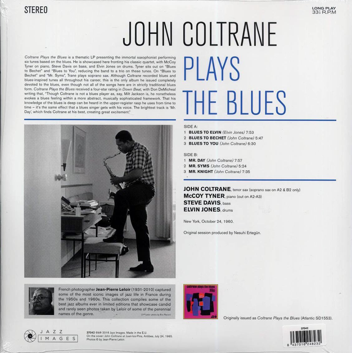 John Coltrane - Plays The Blues (ltd. ed.) (180g) - Vinyl LP, LP