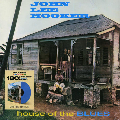 John Lee Hooker - House Of The Blues (+2 bonus tracks) (ltd. ed.) (180g) (blue vinyl) - Vinyl LP, LP