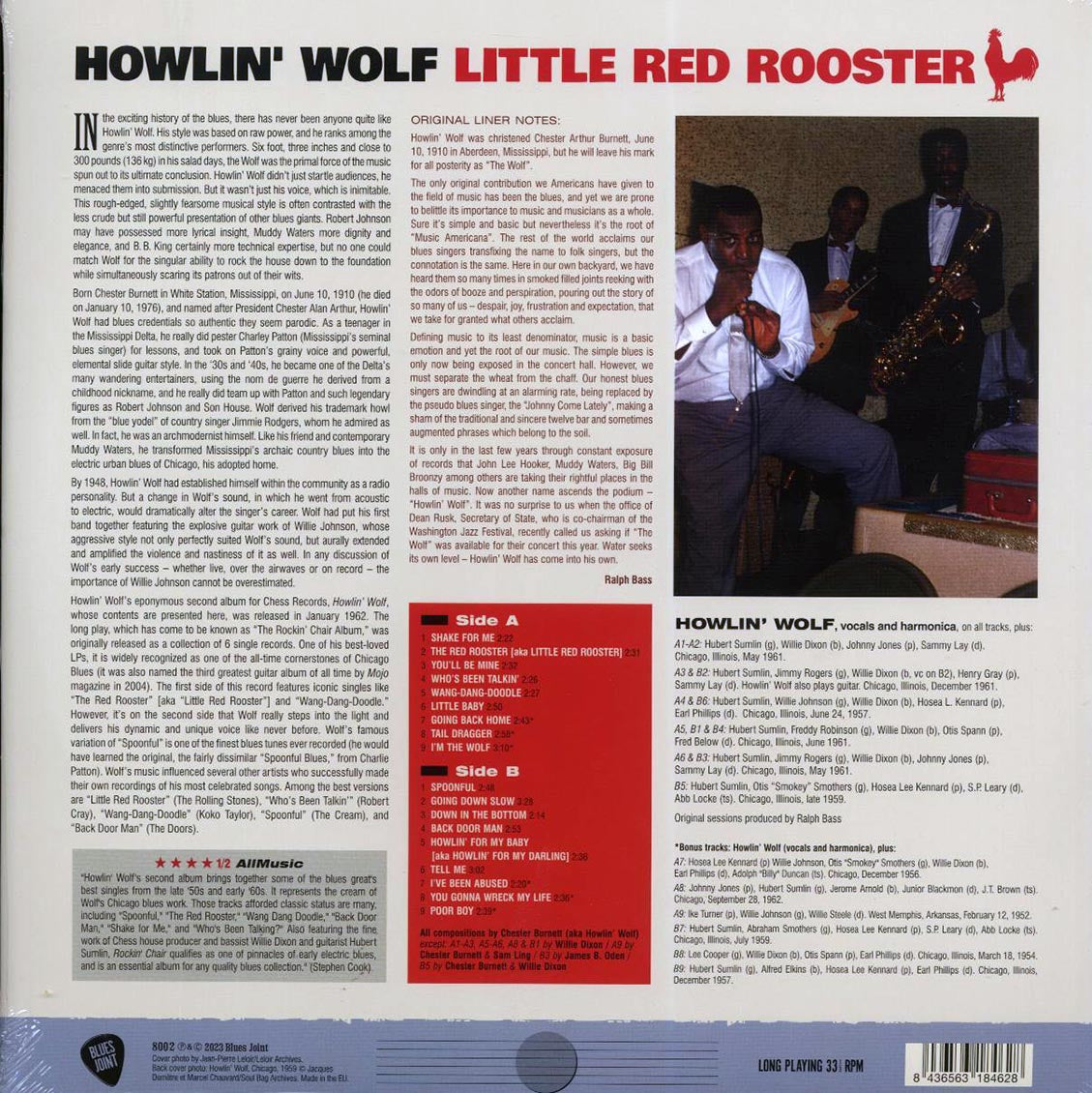 Howlin' Wolf - Little Red Rooster (+6 bonus tracks) (ltd. ed.) (180g) - Vinyl LP, LP