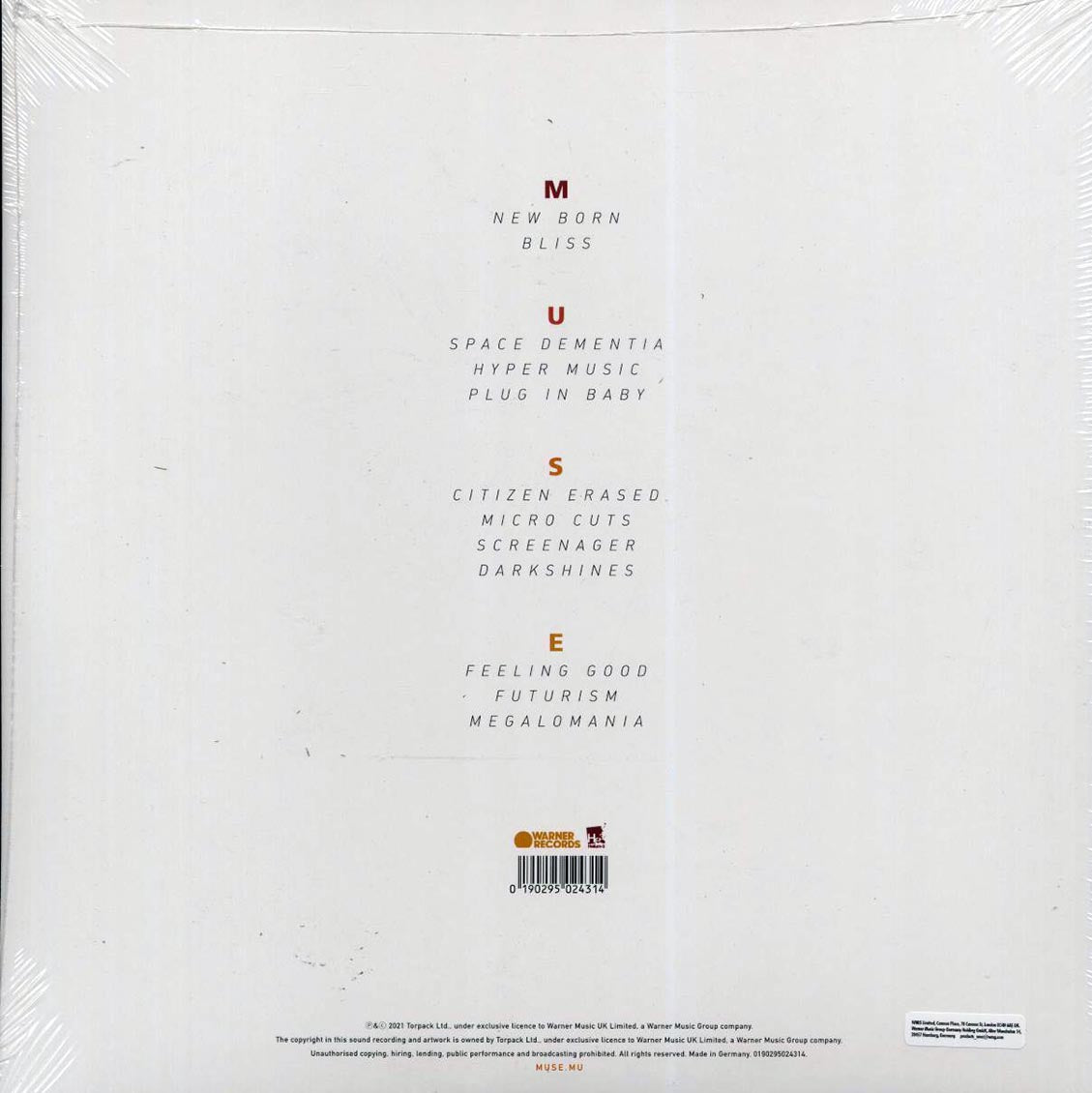 Muse - Origin Of Symmetry: XX Anniversary RemiXX (20th Anniv. Ed.) (2xLP) (remixed) (remastered) - Vinyl LP, LP