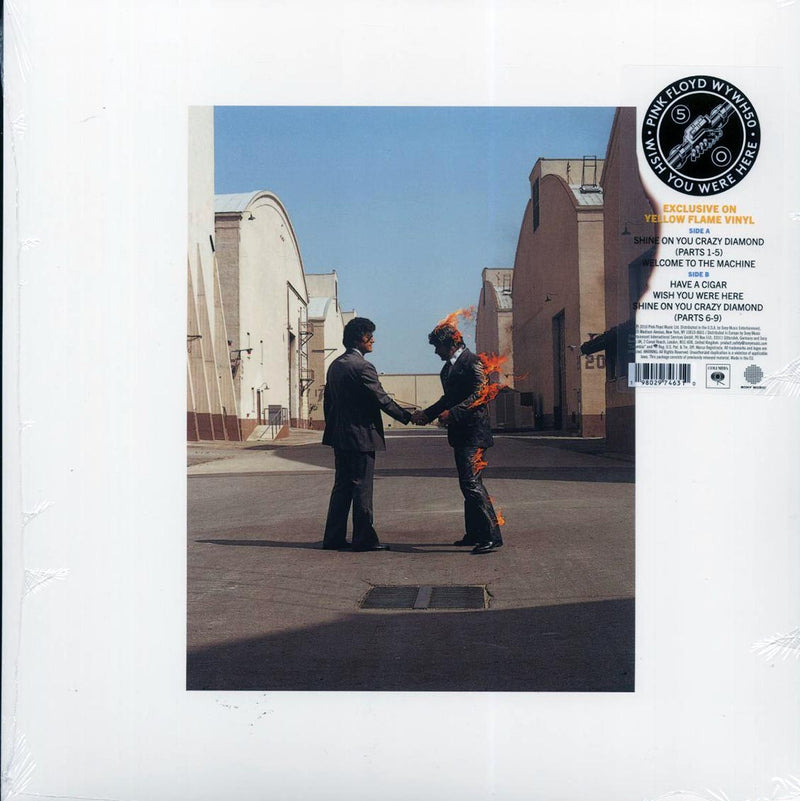 Pink Floyd - Wish You Were Here (50th Anniv. Ed.) (ltd. ed.) (yellow flame vinyl) - Vinyl LP