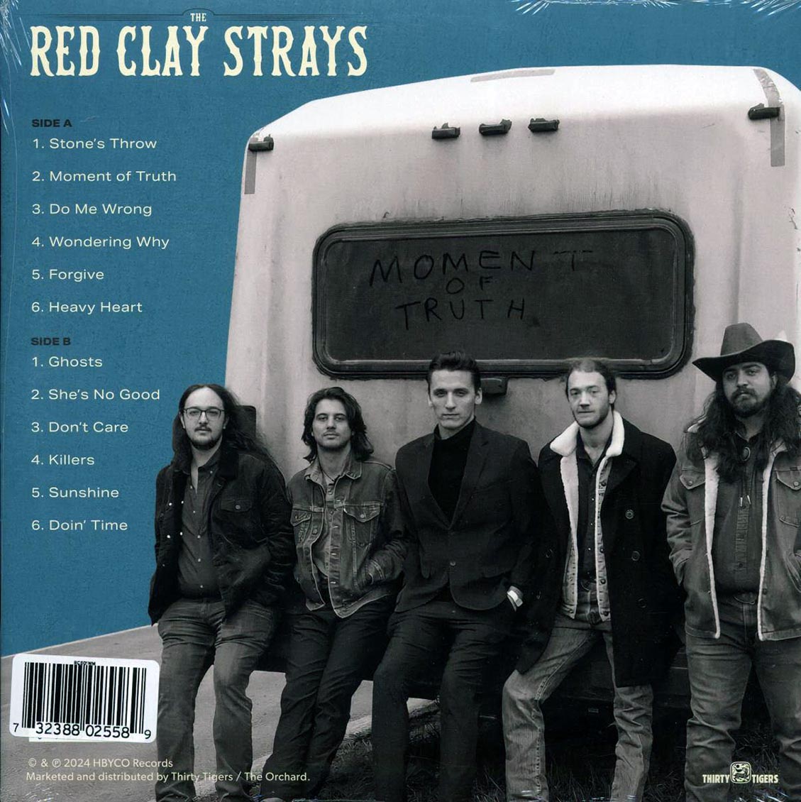 The Red Clay Strays - Moment Of Truth (clear glitter vinyl) - Vinyl LP, LP