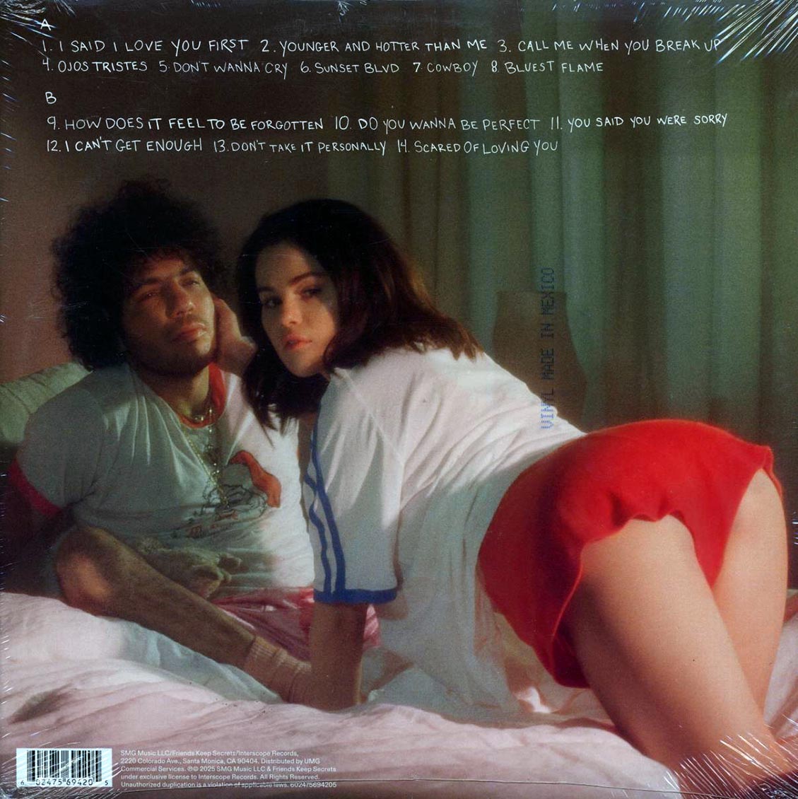 Selena Gomez, Benny Blanco - I Said I Love You First (red vinyl) - Vinyl LP, LP