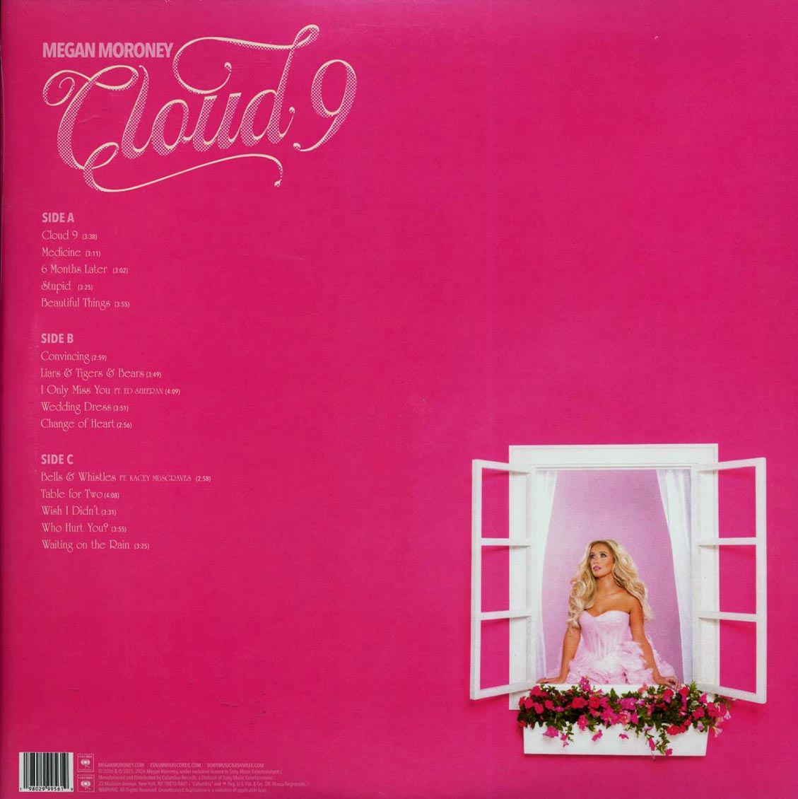 Megan Moroney - Cloud 9 (2xLP) (pink vinyl) - Vinyl LP, LP