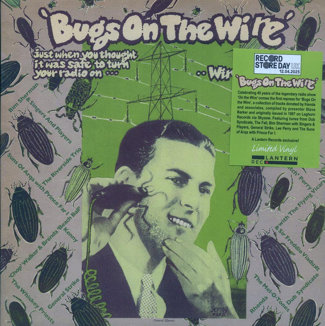Prince Far I, Dub Syndicate, Lee Perry , The Mel-O-Tones, The Fall, Etc. - Bugs On The Wire (RSD 2025) (ltd. ed.) (remastered) - Vinyl LP