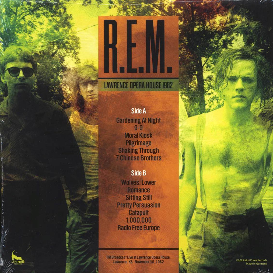 REM - Lawrence Opera House 1982 - Vinyl LP, LP