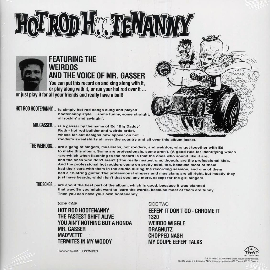 Mr. Gasser & The Weirdos - Hot Rod Hootenanny - Vinyl LP, LP