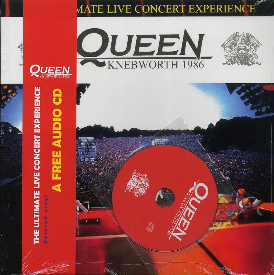 Queen - Knebworth 1986 (numbered ltd.ed.) (colored vinyl) (incl. CD) -- LP
