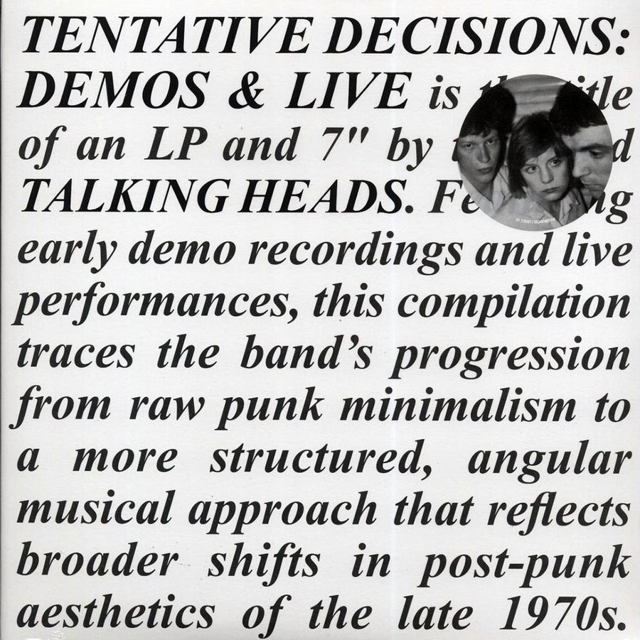 Talking Heads - Tentative Decisions: Demos & Live (incl. a bonus 45rpm vinyl) -- LP