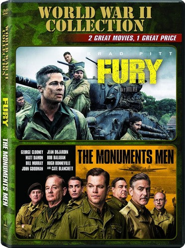 Fury / Monuments Men, Fury / Monuments Men, DVD