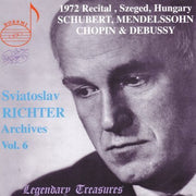 Sviatoslav Richter Archives 6 1972 Recital Hungary
