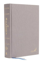 Nasb, MacArthur Study Bible, 2nd Edition, Hardcover, Gray, Comfort Print: Unleashing God's Truth One Verse at a Time by MacArthur, John F.