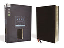 Nasb, Thinline Bible, Giant Print, Bonded Leather, Black, Red Letter Edition, 1995 Text, Comfort Print -- Zondervan, Bible