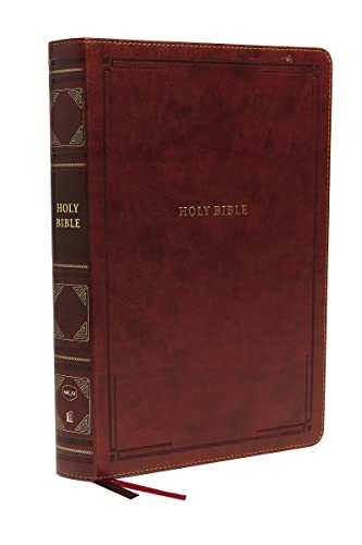 Nkjv, Reference Bible, Super Giant Print, Leathersoft, Brown, Red Letter Edition, Comfort Print: Holy Bible, New King James Version -- Thomas Nelson, Bible