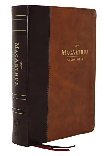 Nkjv, MacArthur Study Bible, 2nd Edition, Leathersoft, Brown, Comfort Print: Unleashing God's Truth One Verse at a Time -- John F. MacArthur, Bible