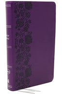 Nkjv, Reference Bible, Personal Size Large Print, Leathersoft, Purple, Red Letter Edition, Comfort Print: Holy Bible, New King James Version -- Thomas Nelson, Bible