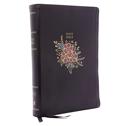 KJV, Deluxe Reference Bible, Super Giant Print, Imitation Leather, Black, Red Letter Edition -- Thomas Nelson, Bible