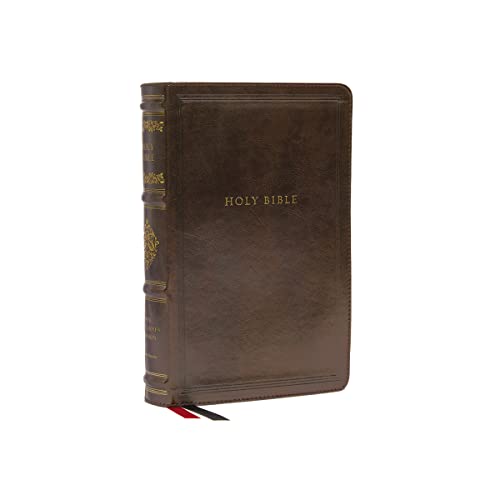 Nkjv, Personal Size Reference Bible, Sovereign Collection, Leathersoft, Brown, Red Letter, Comfort Print: Holy Bible, New King James Version -- Thomas Nelson, Bible