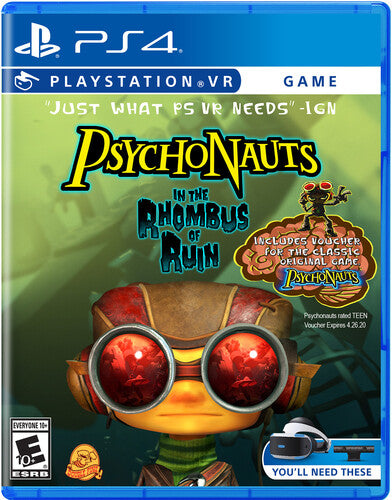 Ps4 Psychonauts In The Rhombus Of Ruin (Vr Comp)