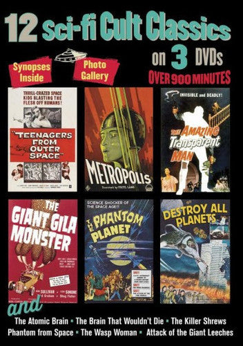 12 Sci-Fi Cult Classics, 12 Sci-Fi Cult Classics, DVD