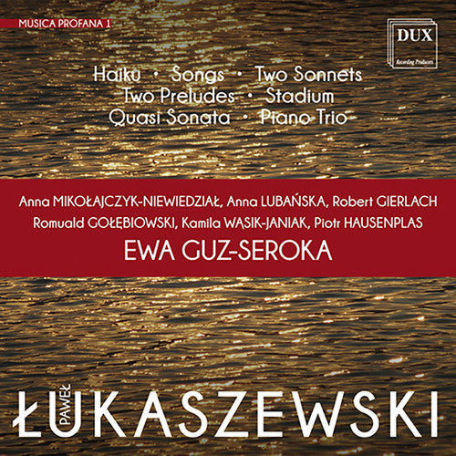Lukaszewski: Musica Profana 1 -- Lukaszewski / Mikolajczyk-Niewiedzial, CD