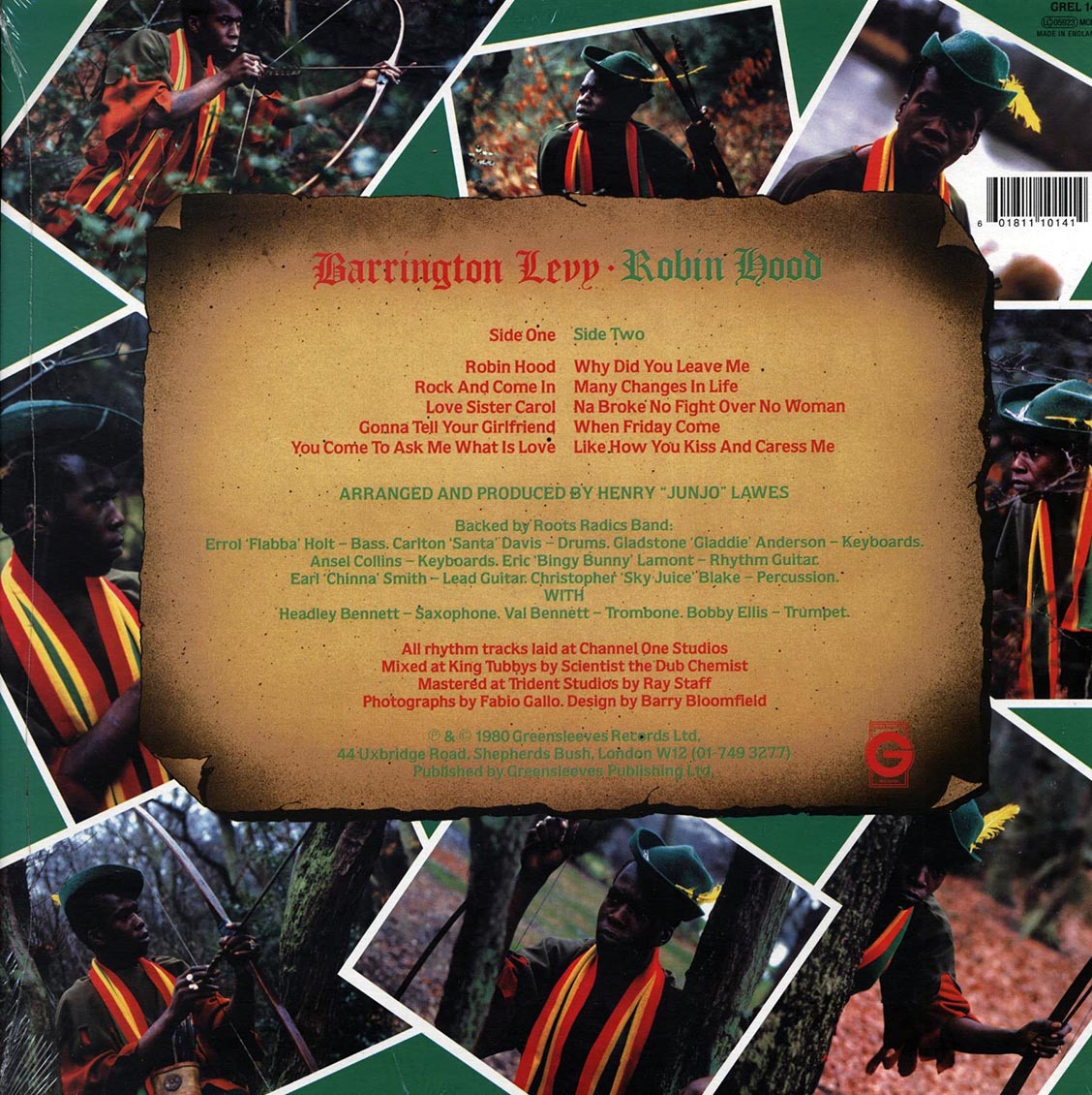 Barrington Levy - Robinhood - Vinyl LP, LP