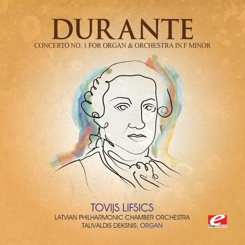 Concerto 1 Organ & Orch F Min -- Durante, CD