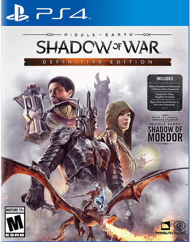 Ps4 Middle Earth: Shadow Of War - Definitive Ed, Ps4 Middle Earth: Shadow Of War - Definitive Ed, VIDEOGAMES
