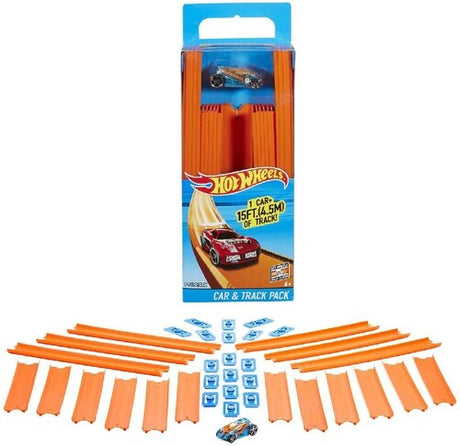Straight Track With Car, Hot Wheels, Collectibles
