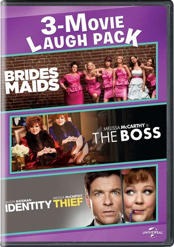 Bridesmaids / Boss / Identity Thief 3-Movie Laugh, Bridesmaids / Boss / Identity Thief 3-Movie Laugh, DVD