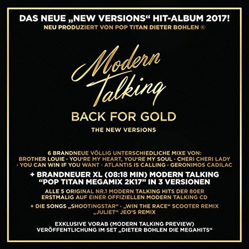 Back For Gold -- Modern Talking, LP