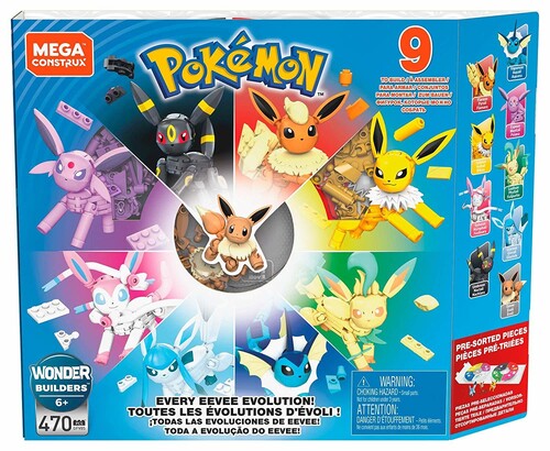 Pokemon Every Eevee Eevolution Pack Building Toy