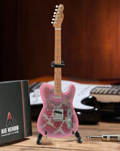 Axe Hvn Ft005 Fender Paisley Pink Telecaster Gtr R