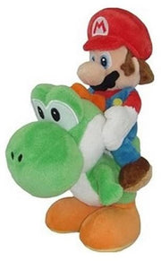 Little Buddy Mario Riding Yoshi 8 Plush