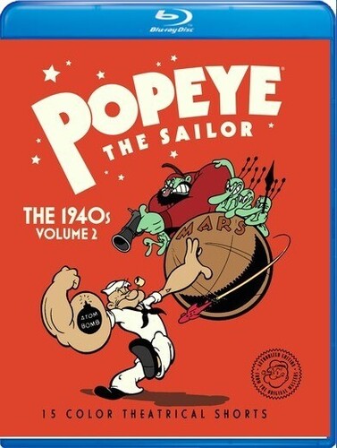 Popeye The Sailor: 1940S - Vol 2, Popeye The Sailor: 1940S - Vol 2, Blu-Ray