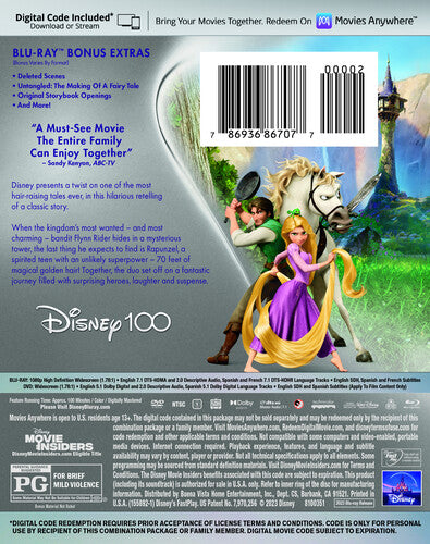 Tangled, Tangled, Blu-Ray
