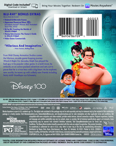 Wreck-It Ralph, Wreck-It Ralph, Blu-Ray