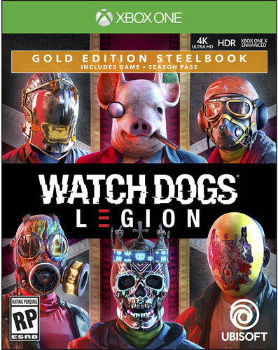 Xb1 Watch Dogs: Legion Steelbook Gold Ed, Xb1 Watch Dogs: Legion Steelbook Gold Ed, VIDEOGAMES