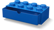 Lego Desk Drawer 8 Blue