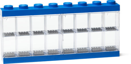 Lego Minifigure Display Case 16 Blue, Room Copenhagen, Collectibles