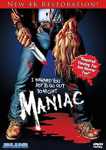 Maniac (4K Restoration), Maniac (4K Restoration), DVD