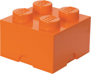 Lego Storage Brick 4 Orange