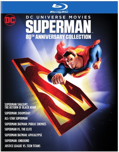 DC Universe Movies Superman 80TH Anniversary Coll -- Blu-ray