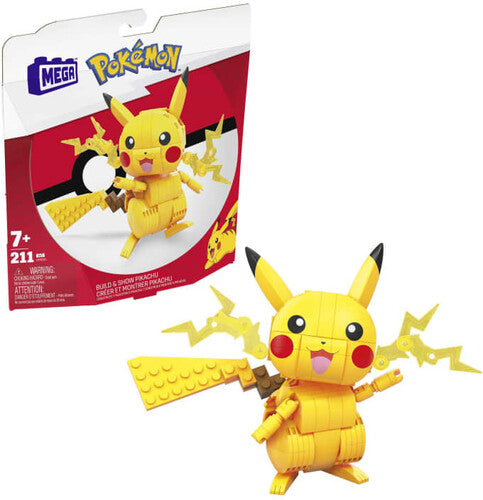 Pokemon Build & Show Pikachu Building Toy Set