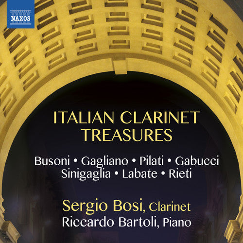 Italian Clarinet Treasures -- Bonnard / Bosi / Bartoli, CD