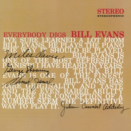Everybody Digs Bill Evans, Bill Evans, LP