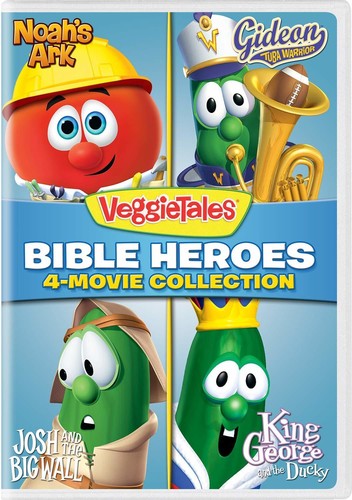 Veggietales: Bible Heroes - 4-Movie Collection, Veggietales: Bible Heroes - 4-Movie Collection, DVD