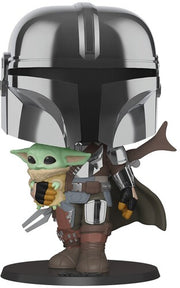 Mandalorian - Chrome Mandalorian W/ Child 10